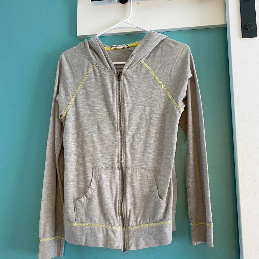Cozy light weight zip up hoodie